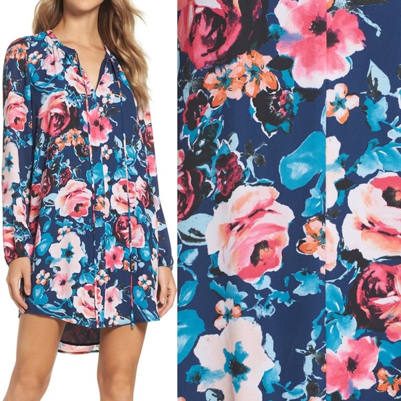 Charles Henry Floral Shirtdress, XS - Picture 3 of 8